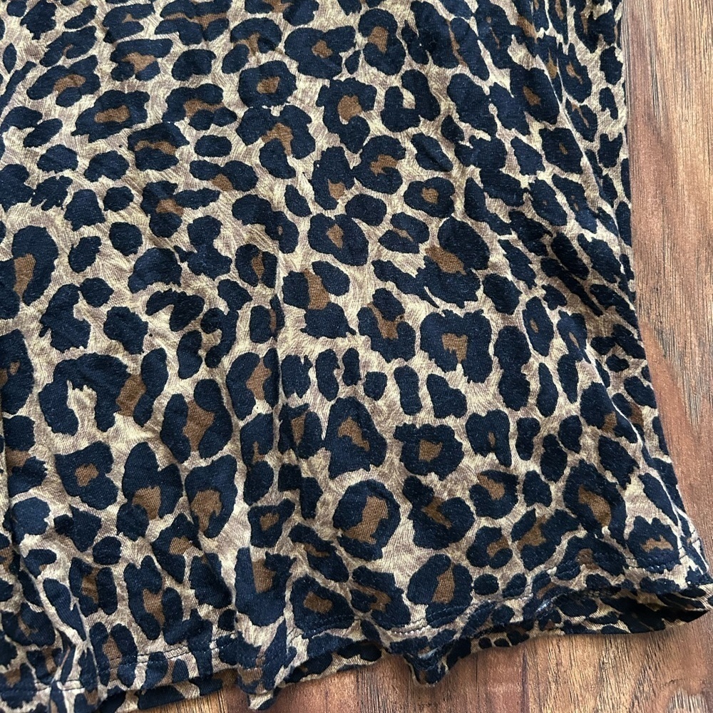 Leopard Print Skirt Bobeau Women’s Size Medium - Picture 7 of 7